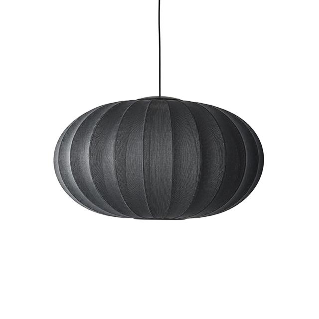 Made By Hand Knit-wit Oval Pendel ø76 Sort Led
