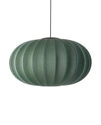 Made By Hand Knit-wit Oval Pendel ø76 Tweed Green Led
