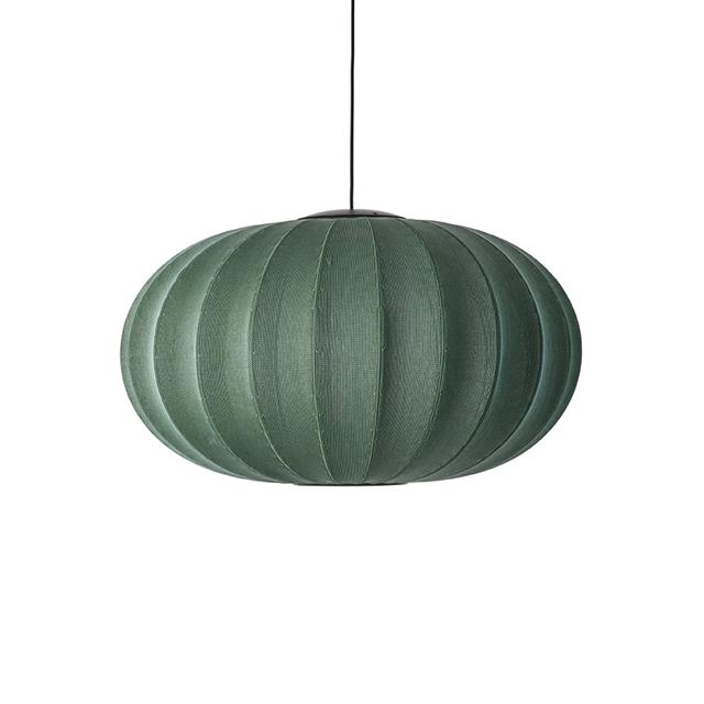 Made By Hand Knit-wit Oval Pendel ø76 Tweed Green Led