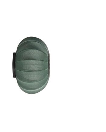 Made By Hand Knit-wit Oval Væglampe ø45 Cm Tweed Green
