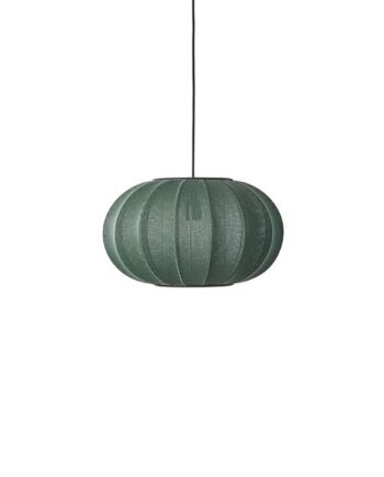 Made By Hand Knit-wit Pendel Oval ø45 Tweed Green