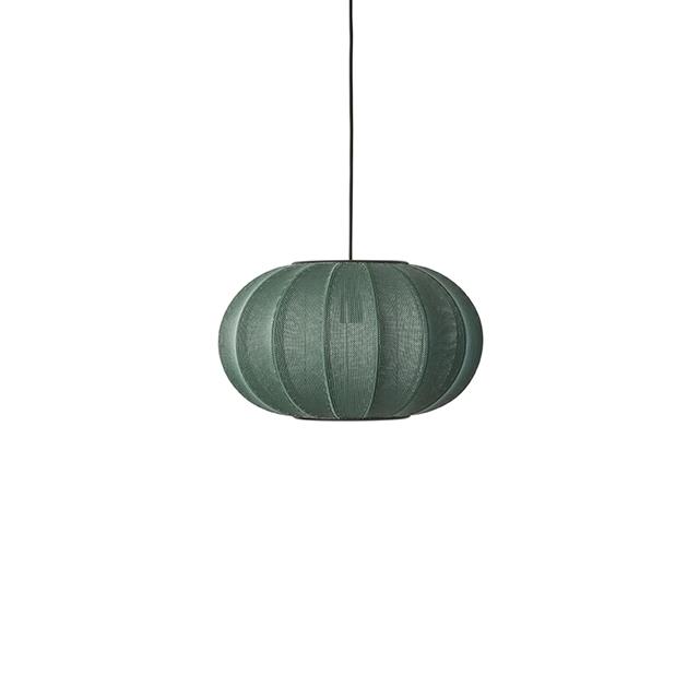 Made By Hand Knit-wit Pendel Oval ø45 Tweed Green