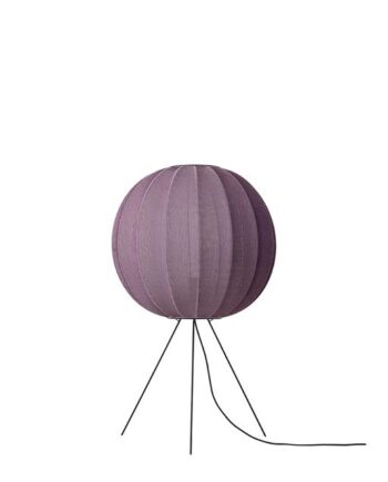 Made By Hand Knit-wit Round Gulvlampe ø60 Medium Bourgogne Rød