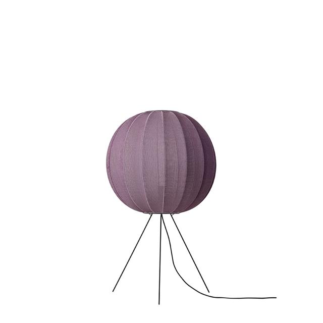 Made By Hand Knit-wit Round Gulvlampe ø60 Medium Bourgogne Rød