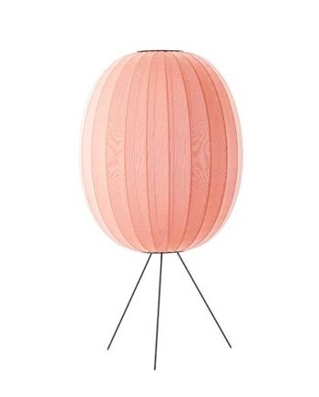 Made By Hand Knit-wit Round Gulvlampe ø65 Medium Coral