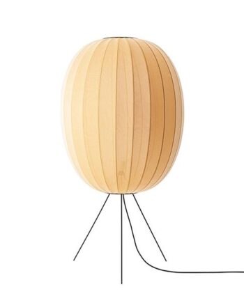 Made By Hand Knit-wit Round Gulvlampe ø65 Medium Gul