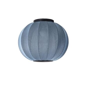 Made By Hand Knit-wit Round Loftlampe ø45 Blue Stone