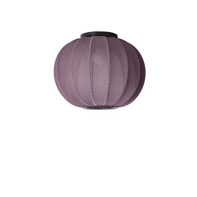 Made By Hand Knit-wit Round Loftlampe ø45 Burgundy