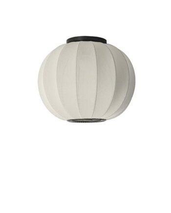 Made By Hand Knit-wit Round Loftlampe ø45 Pearl White