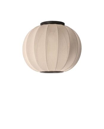 Made By Hand Knit-wit Round Loftlampe ø45 Sand Stone