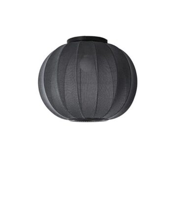 Made By Hand Knit-wit Round Loftlampe ø45 Sort