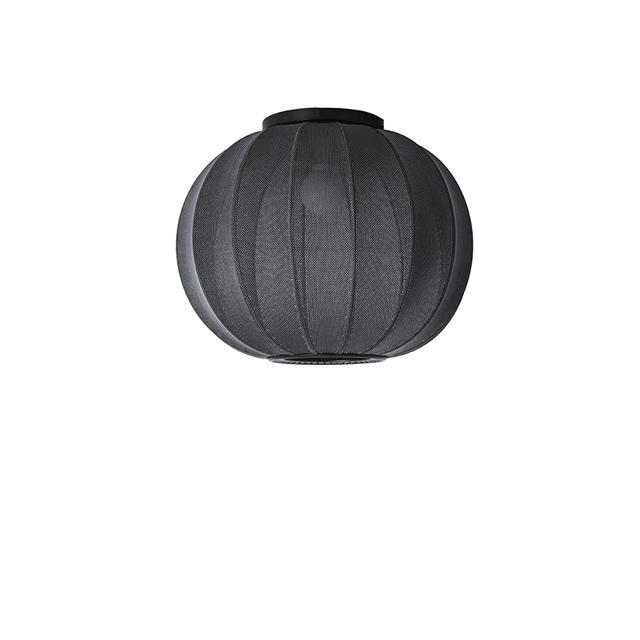 Made By Hand Knit-wit Round Loftlampe ø45 Sort