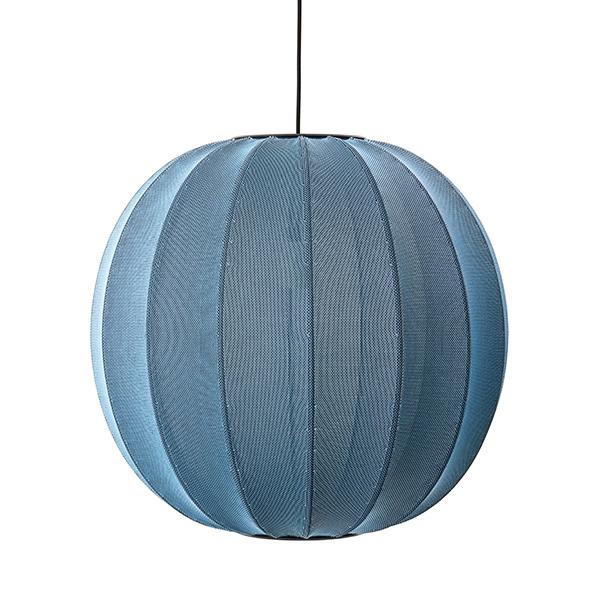 Made By Hand Knit-wit Round Pendel Blue Stone ø60
