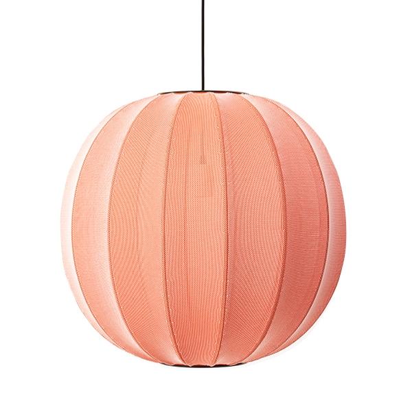 Made By Hand Knit-wit Round Pendel Coral ø60
