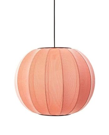 Made By Hand Knit-wit Round Pendel Coral ø45