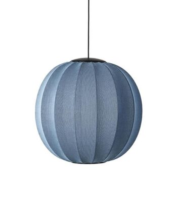 Made By Hand Knit-wit Round Pendel ø60 Blue Stone Led