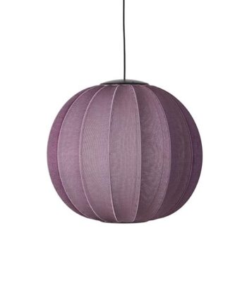 Made By Hand Knit-wit Round Pendel ø60 Burgundy Led