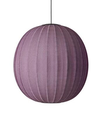Made By Hand Knit-wit Round Pendel ø75 Burgundy Led