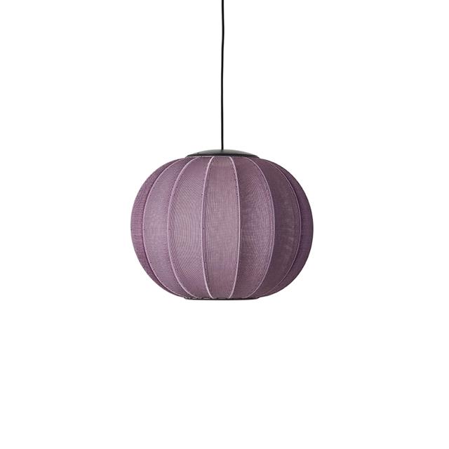 Made By Hand Knit-wit Round Pendel ø45 Burgundy Led