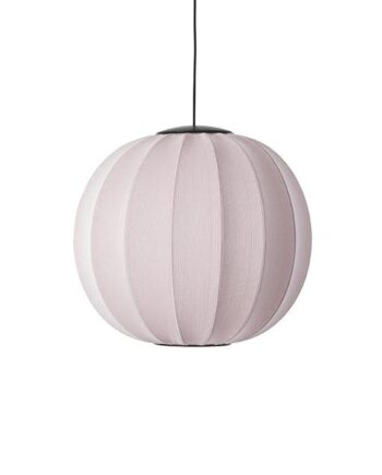Made By Hand Knit-wit Round Pendel ø60 Lysepink Led