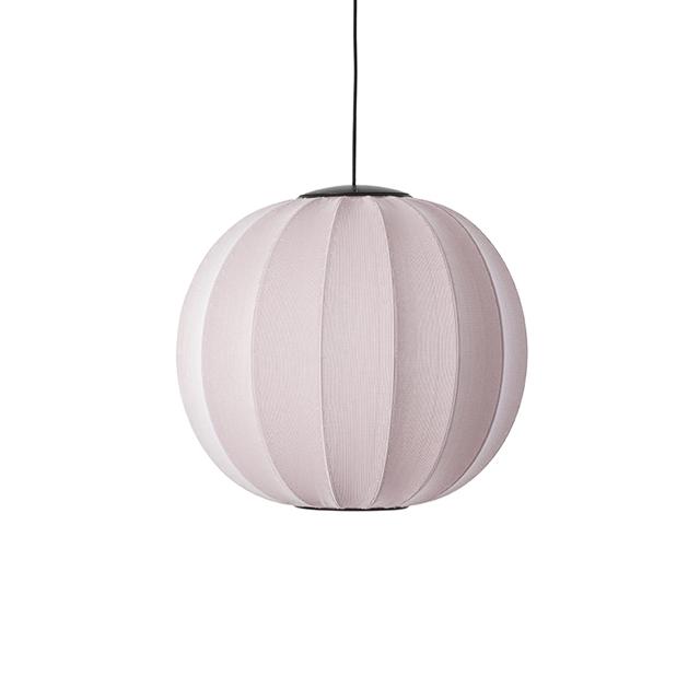 Made By Hand Knit-wit Round Pendel ø60 Lysepink Led