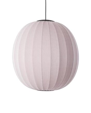 Made By Hand Knit-wit Round Pendel ø75 Lysepink Led