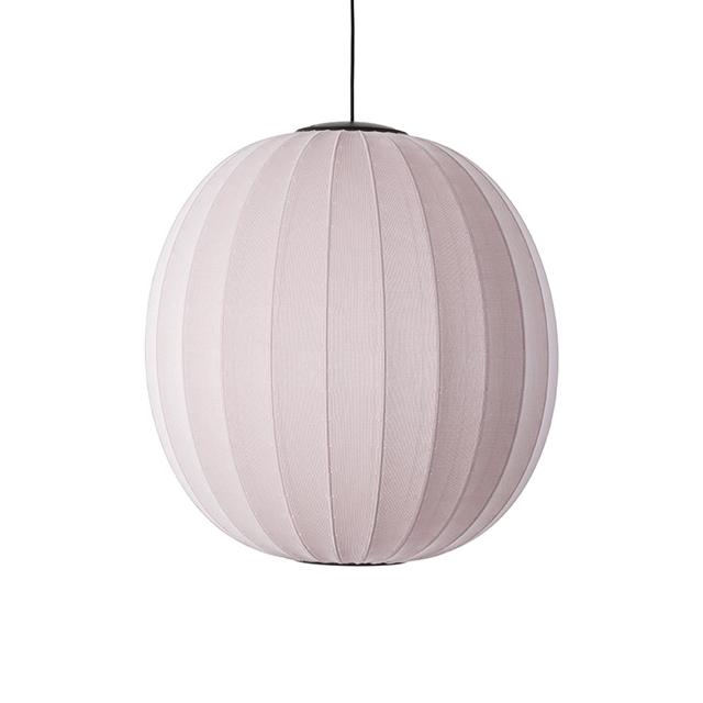 Made By Hand Knit-wit Round Pendel ø75 Lysepink Led