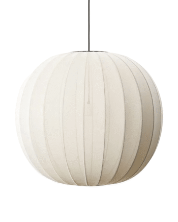 Made By Hand Knit-wit Round Pendel ø60 Pearl White