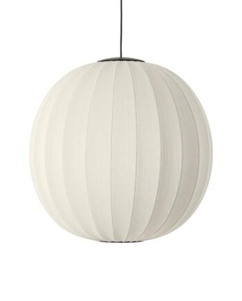 Made By Hand Knit-wit Round Pendel ø75 Pearl White Led