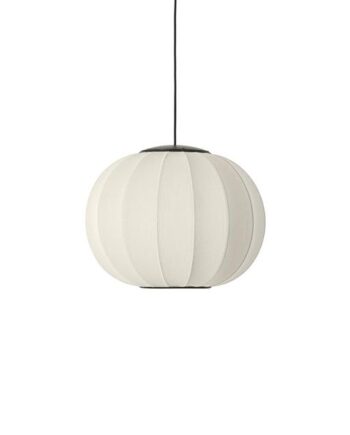 Made By Hand Knit-wit Round Pendel ø45 Pearl White Led