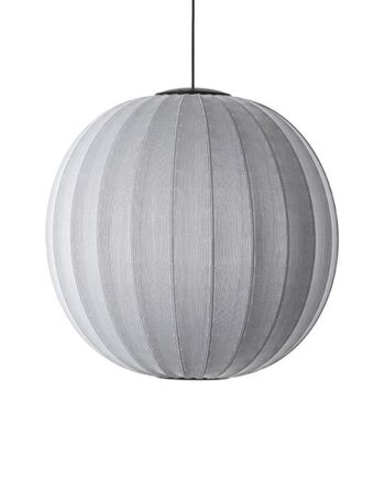 Made By Hand Knit-wit Round Pendel ø75 Sølv Led