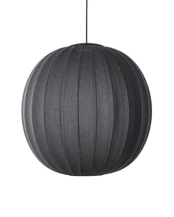 Made By Hand Knit-wit Round Pendel ø75 Sort Led