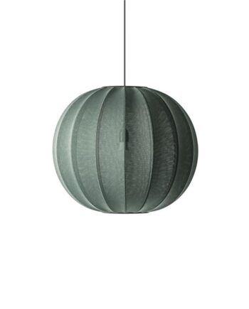 Made By Hand Knit-wit Round Pendel ø60 Tweed Green