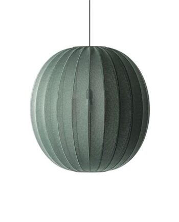 Made By Hand Knit-wit Round Pendel ø75 Tweed Green