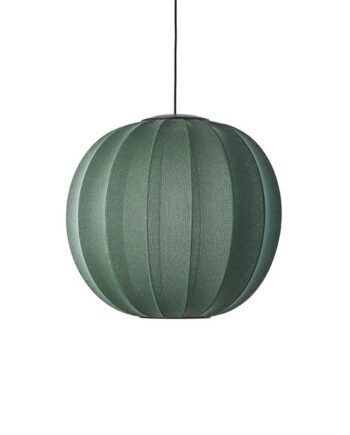 Made By Hand Knit-wit Round Pendel ø60 Tweed Green Led