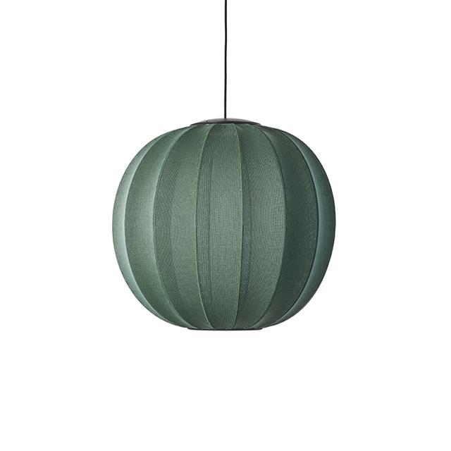 Made By Hand Knit-wit Round Pendel ø60 Tweed Green Led