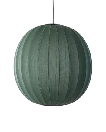 Made By Hand Knit-wit Round Pendel ø75 Tweed Green Led