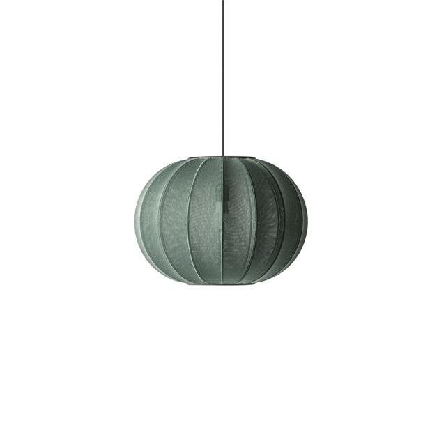 Made By Hand Knit-wit Round Pendel ø45 Tweed Green