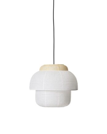 Made By Hand Papier Double Pendel ø40 Cm Soft Yellow