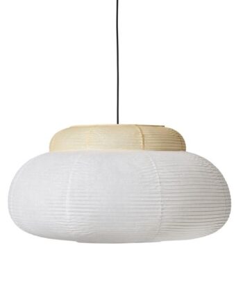 Made By Hand Papier Single Pendel ø80 Cm Soft Yellow