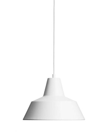 Made By Hand Værkstedslampe Pendel Mat Hvid W3
