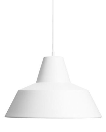 Made By Hand Værkstedslampe Pendel Mat Hvid W4