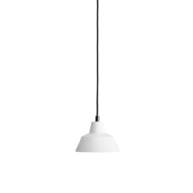 Made By Hand Værkstedslampe Pendel Mat Hvid W1