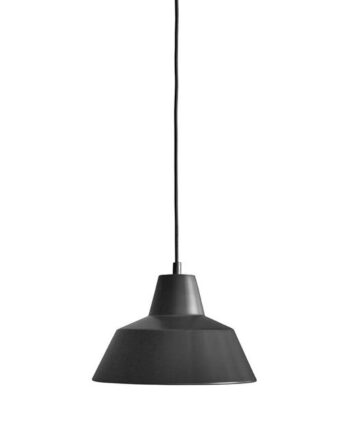 Made By Hand Værkstedslampe Pendel Mat Sort W2