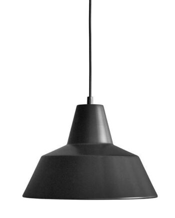 Made By Hand Værkstedslampe Pendel Mat Sort W3