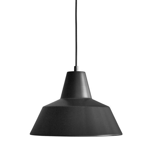 Made By Hand Værkstedslampe Pendel Mat Sort W3