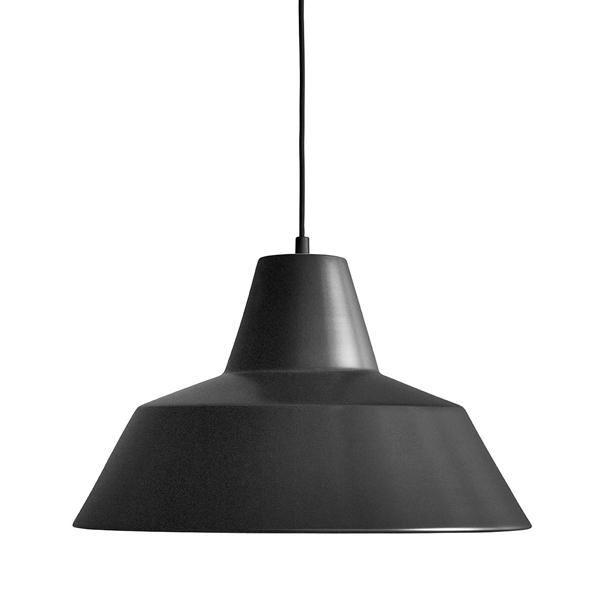 Made By Hand Værkstedslampe Pendel Mat Sort W4