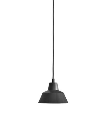 Made By Hand Værkstedslampe Pendel Mat Sort W1
