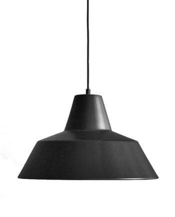Made By Hand Værkstedslampe Pendel Mat Sort W5
