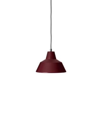 Made By Hand Værkstedslampe Pendel Wine Red W2